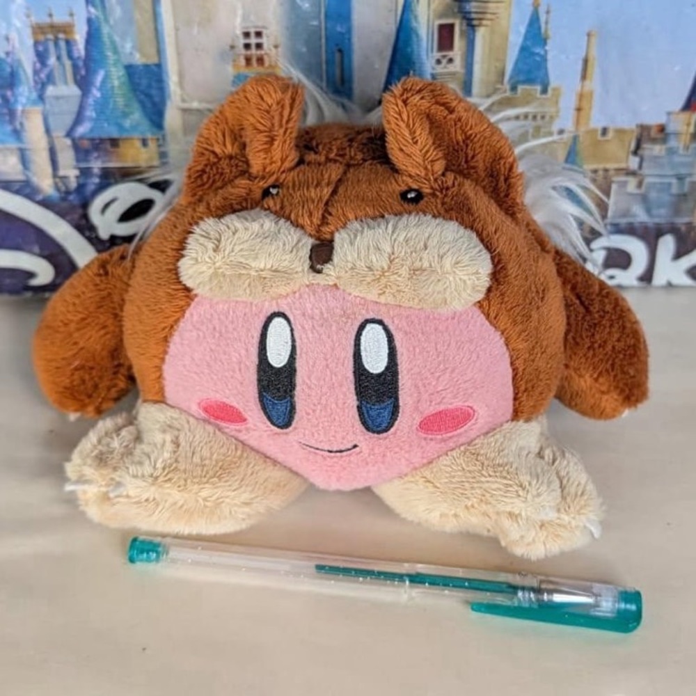 y2k Big Bad Wolf Adventure Kirby Plush Nintendo World 5" Little Buddy